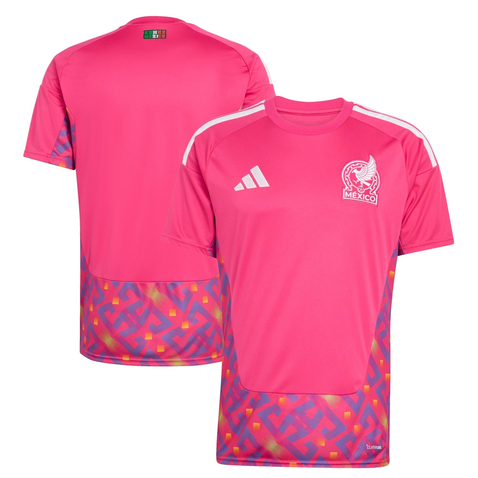 Espoor™ 2026 Goalkeeper Custom Soccer Jersey - Pink (Mexico)
