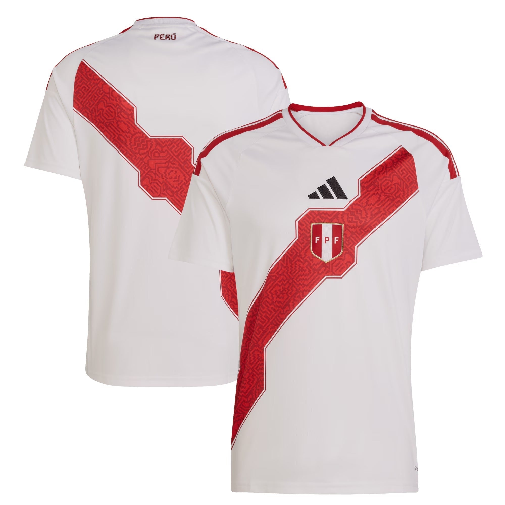 Espoor™ 2026 Home Soccer Custom Jersey - White (Peru)