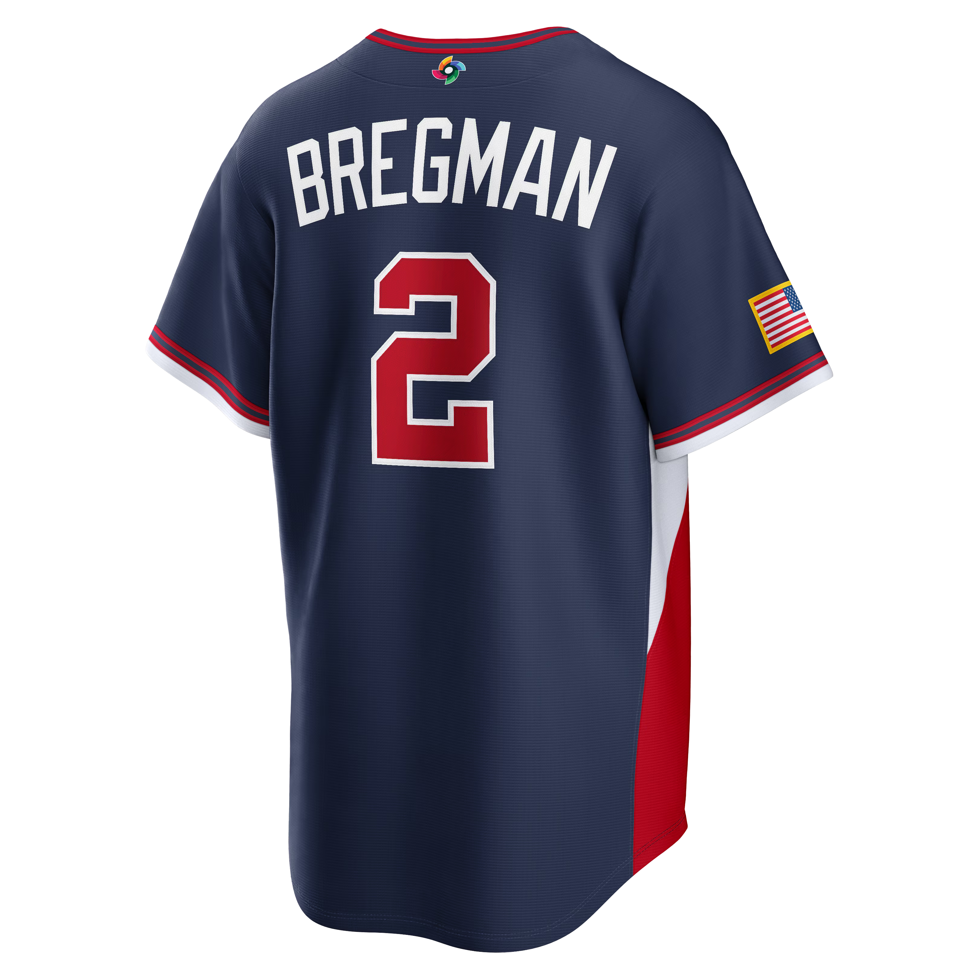 Nike USA Baseball 2026 World Baseball Classic Road Stadium Jersey – Alex Bregman – Navy - Jersey Teams World