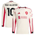 Espoor™ Alexis Mac Allister Liverpool adidas 2025/26 Away Long Sleeve Player Jersey - White