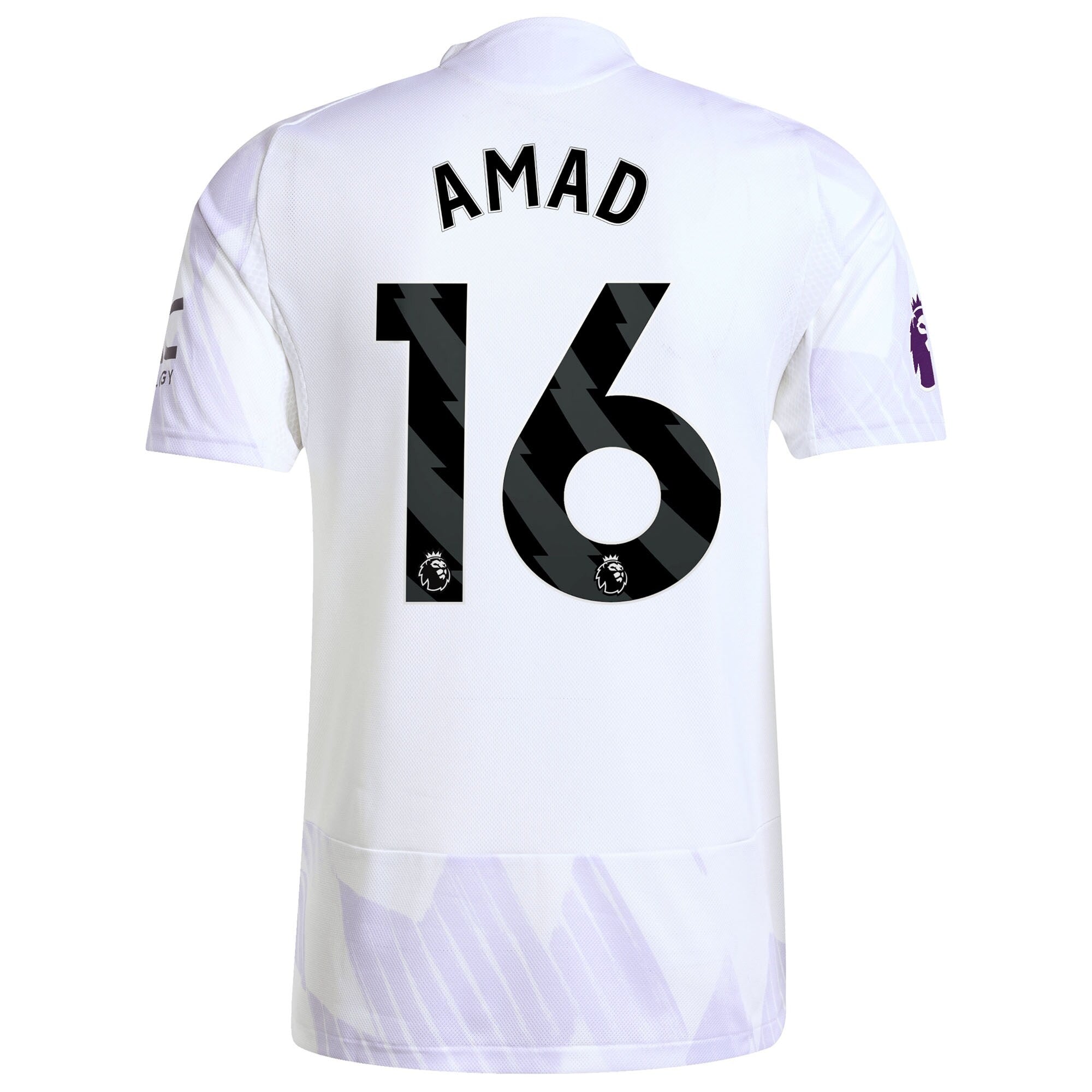Espoor™ Amad Diallo Manchester United adidas 2025/26 Away Player Jersey - White