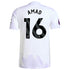 Espoor™ Amad Diallo Manchester United adidas 2025/26 Away Player Jersey - White