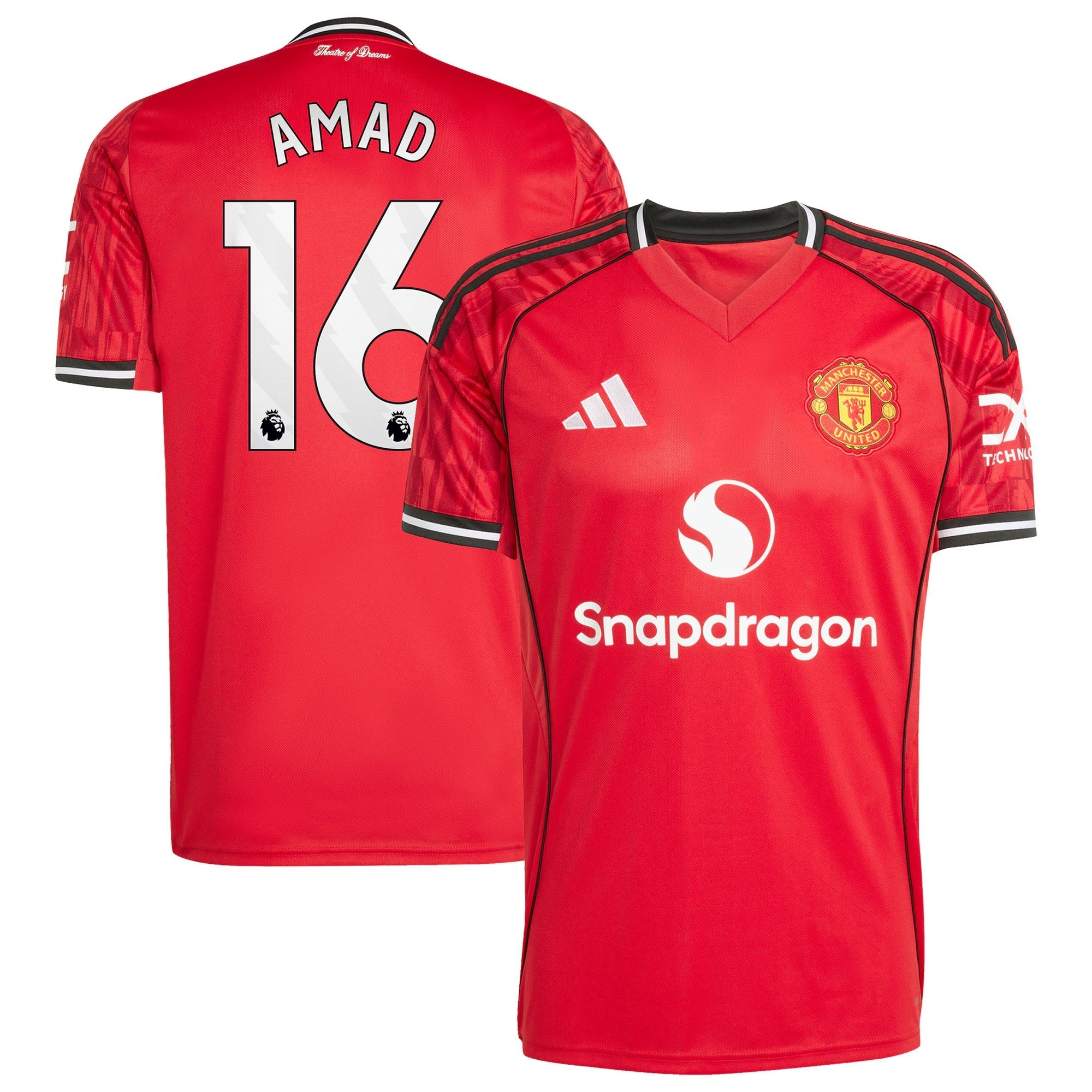 Espoor™ Amad Diallo Manchester United adidas Home 2025/26 Player Jersey - Red