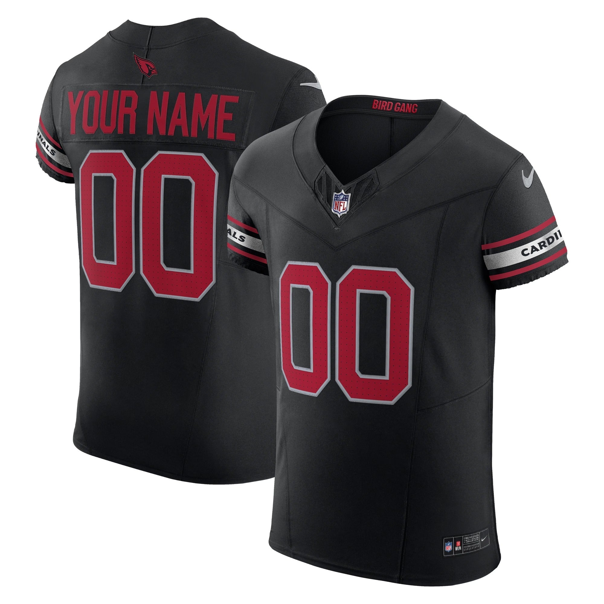 Espoor™ Arizona Cardinals Nike Vapor F.U.S.E. Elite Custom Jersey - Black