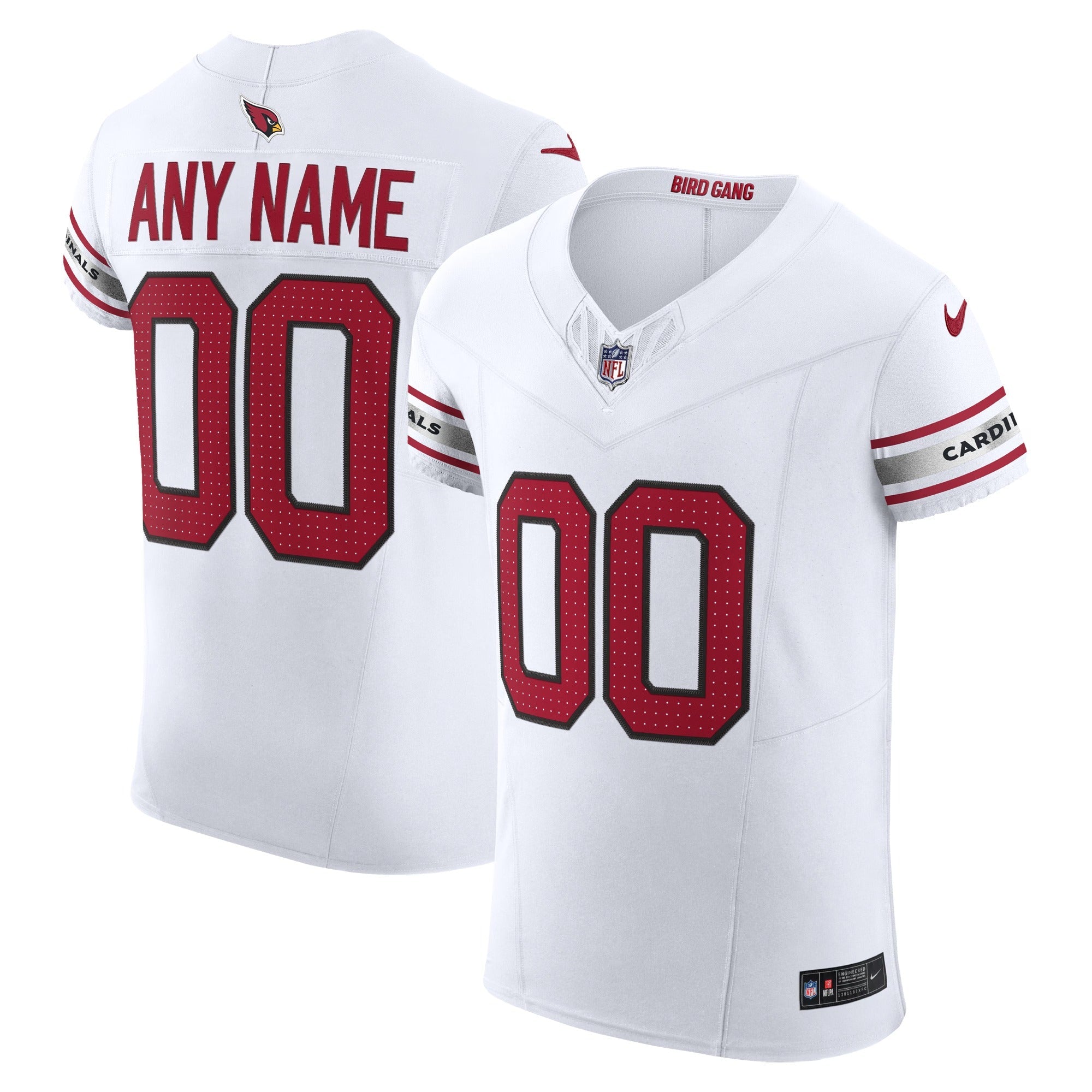 Espoor™ Arizona Cardinals Nike Vapor F.U.S.E. Elite Custom Jersey - White