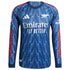 Espoor™ Arsenal adidas 2025/26 Away Long Sleeve Jersey with Patch - Blue