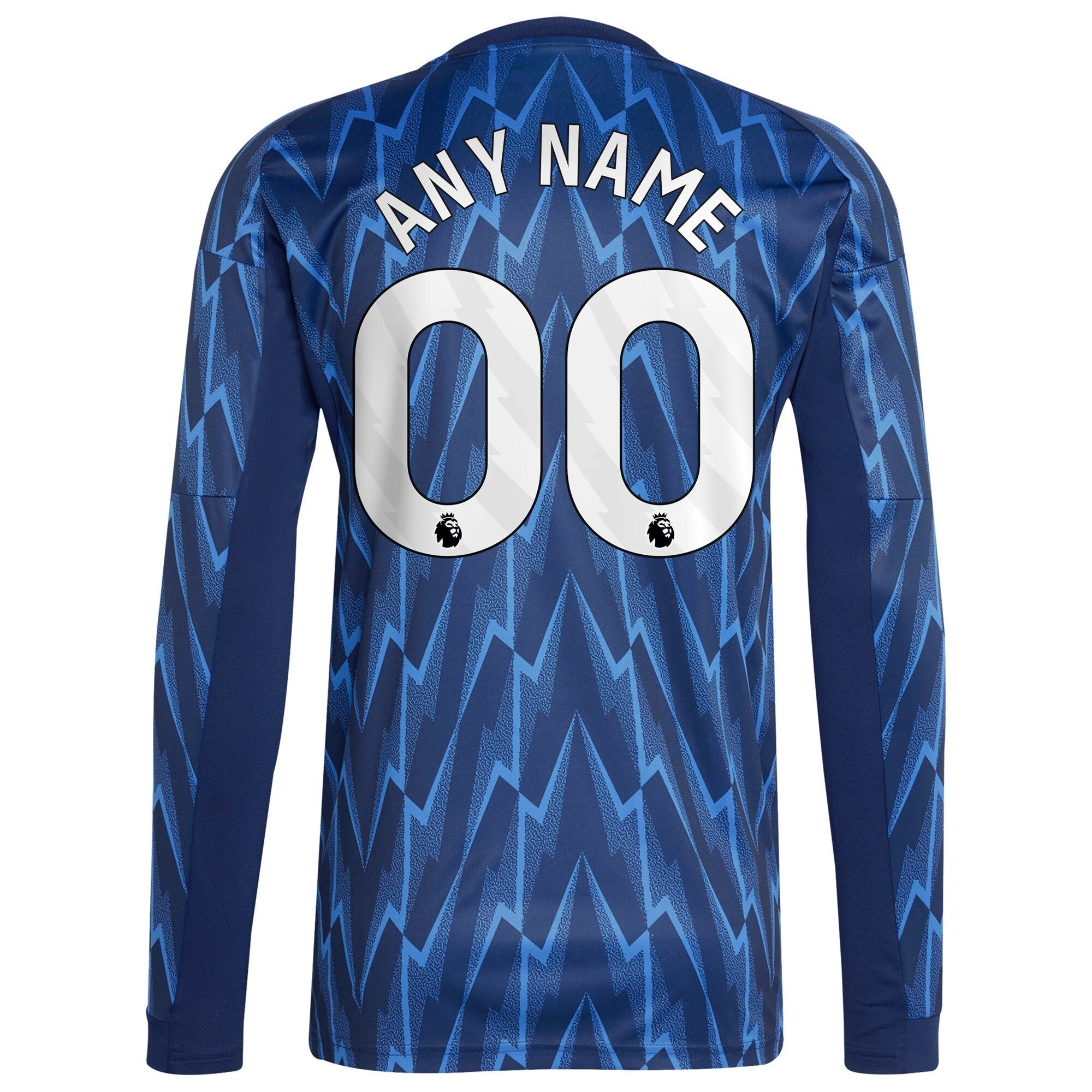Espoor™ Arsenal adidas 2025/26 Away Long Sleeve Customized Jersey - Blue