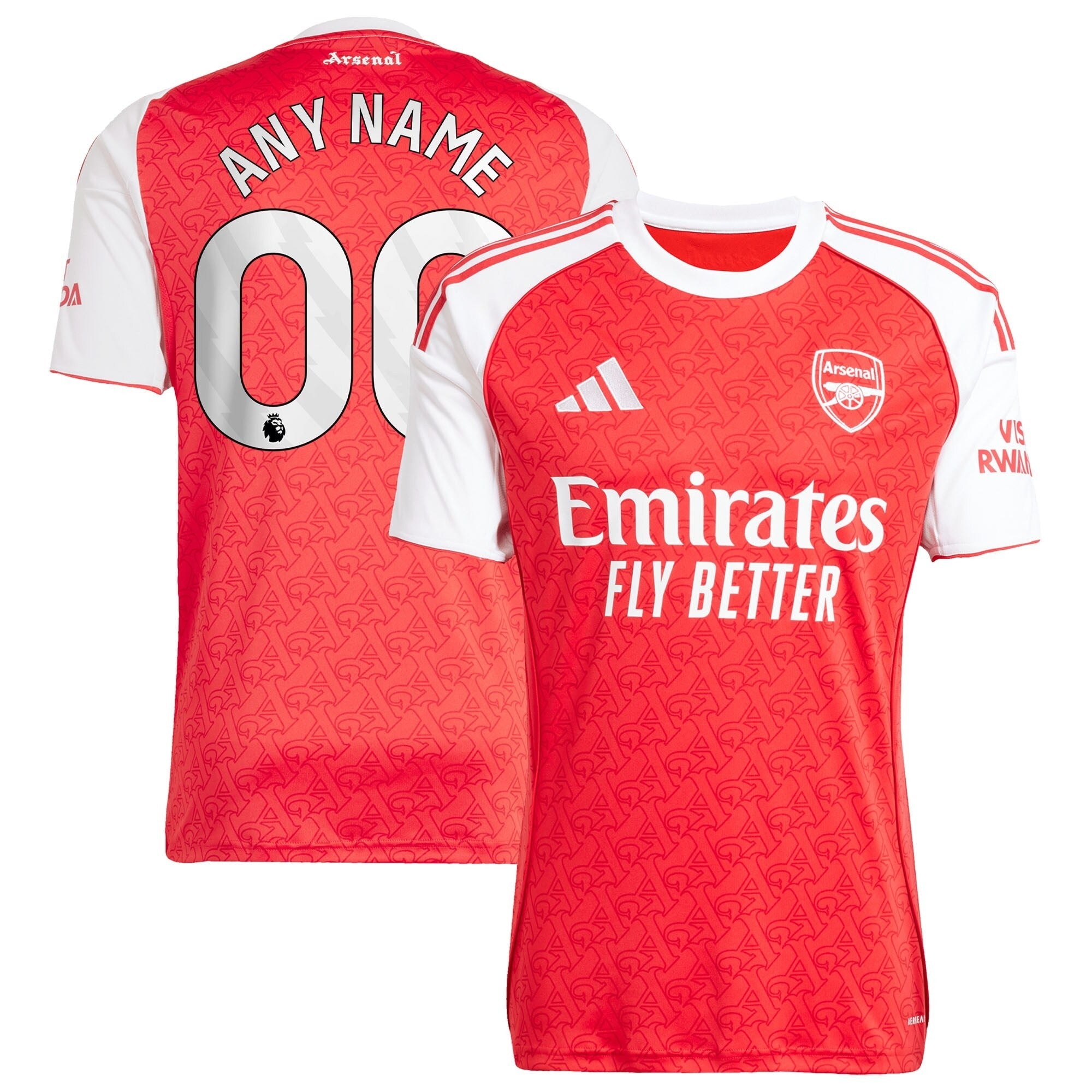 Espoor™ Arsenal adidas 2025/26 Home Custom Jersey - Red