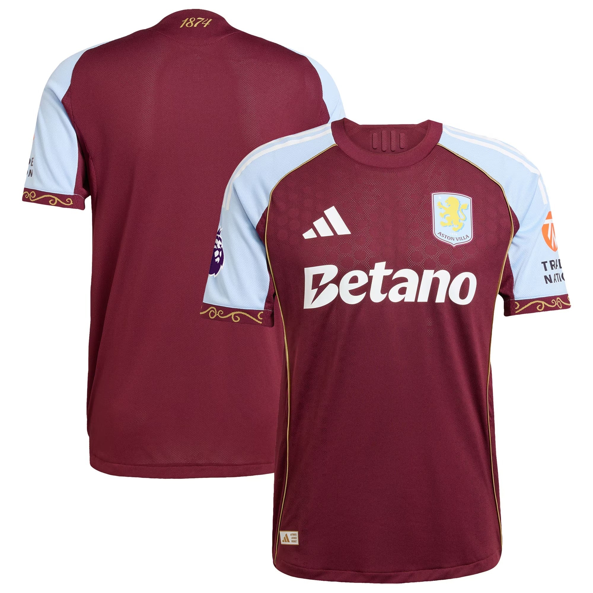 Espoor™ Aston Villa adidas 2025/26 Home Jersey - Claret