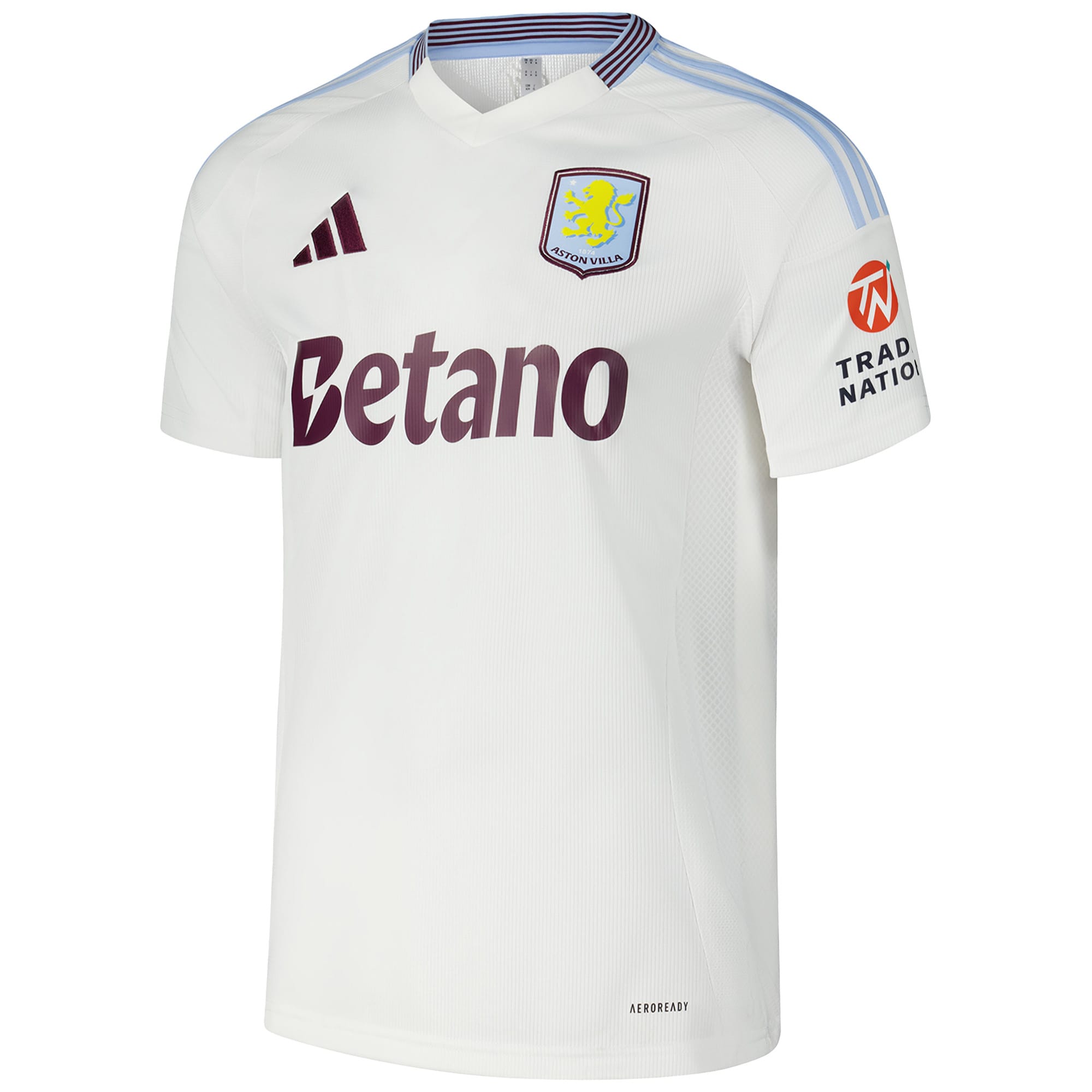 Espoor™ Aston Villa adidas Shirt 2024/25 Away Custom Jersey - White