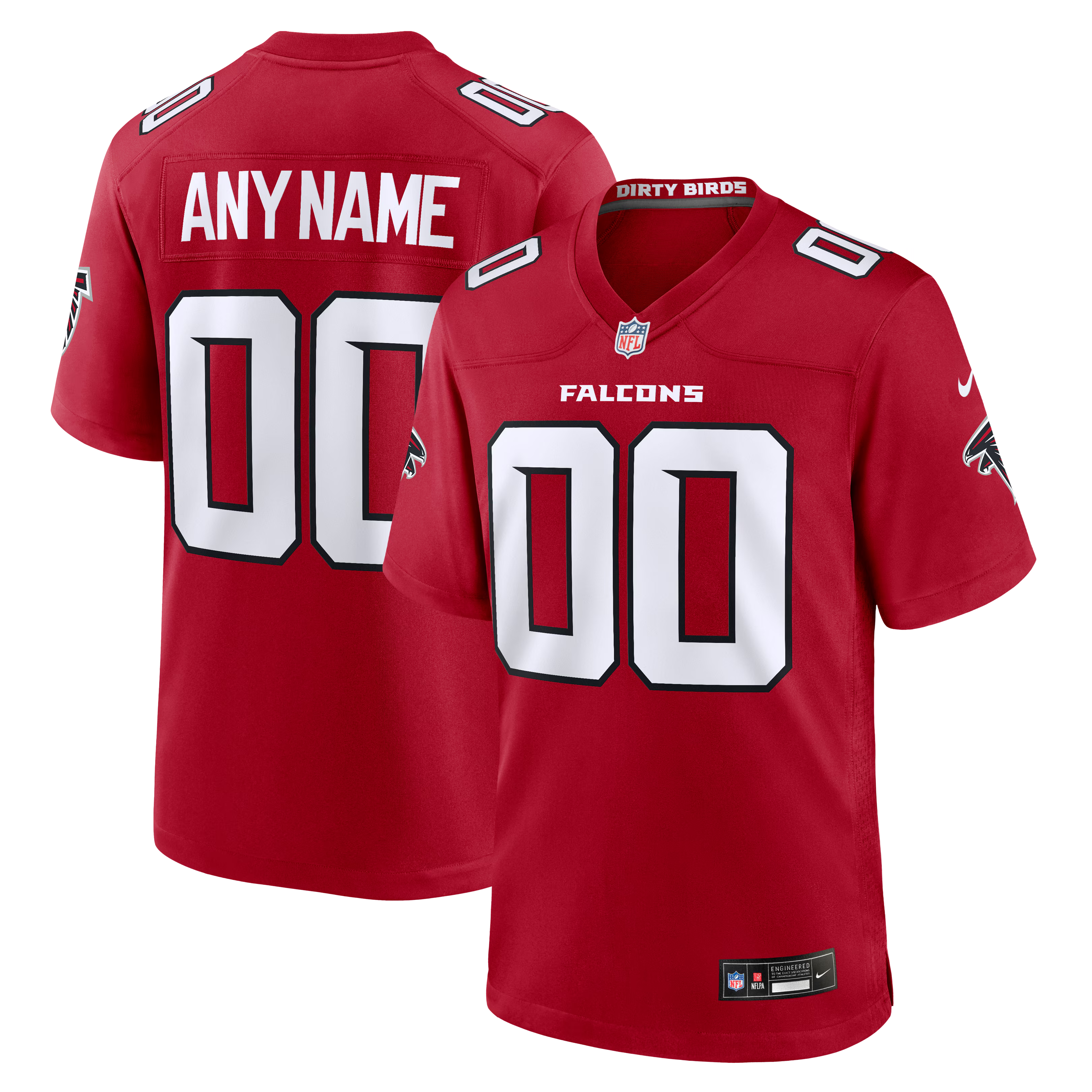 Espoor™ Atlanta Falcons Nike Custom Game Jersey - Red