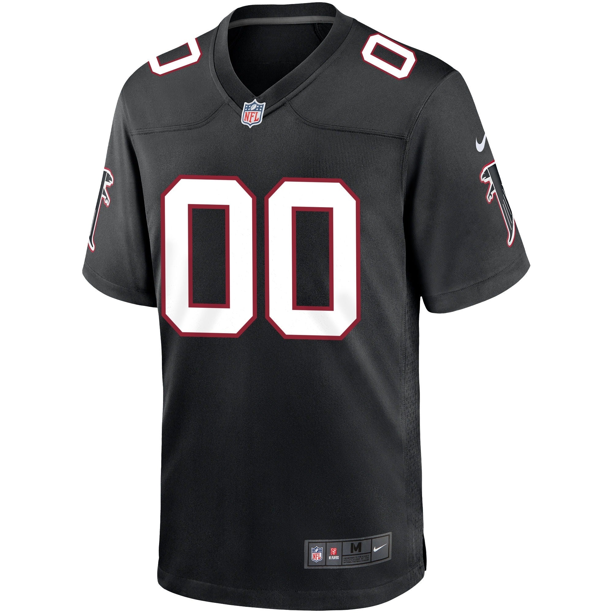 Espoor™ Atlanta Falcons Nike Throwback Custom Game Jersey - Black