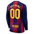 Espoor™ Barcelona Nike 2025/26 Home Long Sleeve Custom Jersey - Navy