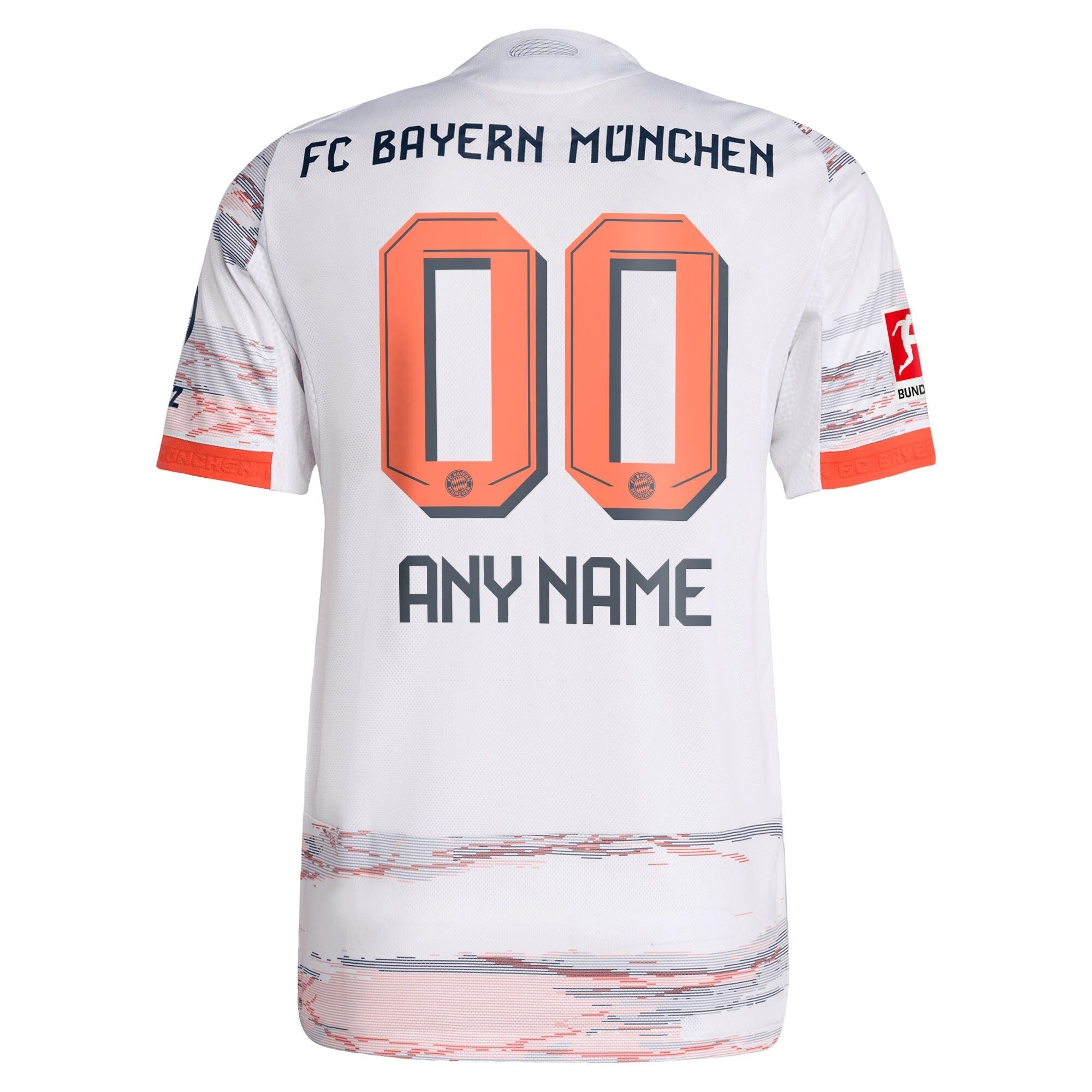 Espoor™ Bayern Munich adidas 2025/26 Away Custom Jersey - White