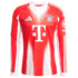 Espoor™ Bayern Munich adidas 2025/26 Home Long Sleeve Custom Jersey - Red