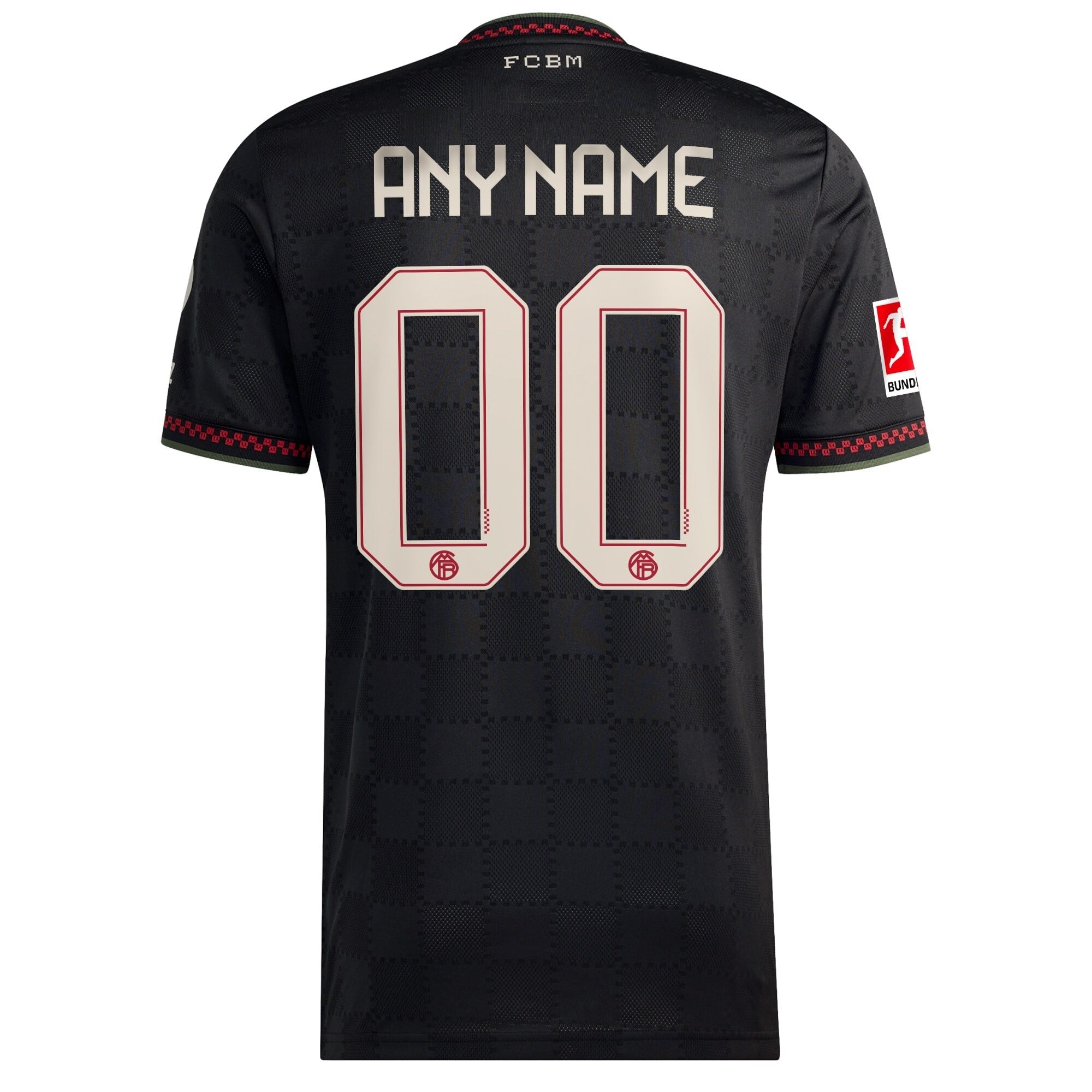 Espoor™ Bayern Munich adidas 2025/26 Third Custom Jersey - Black