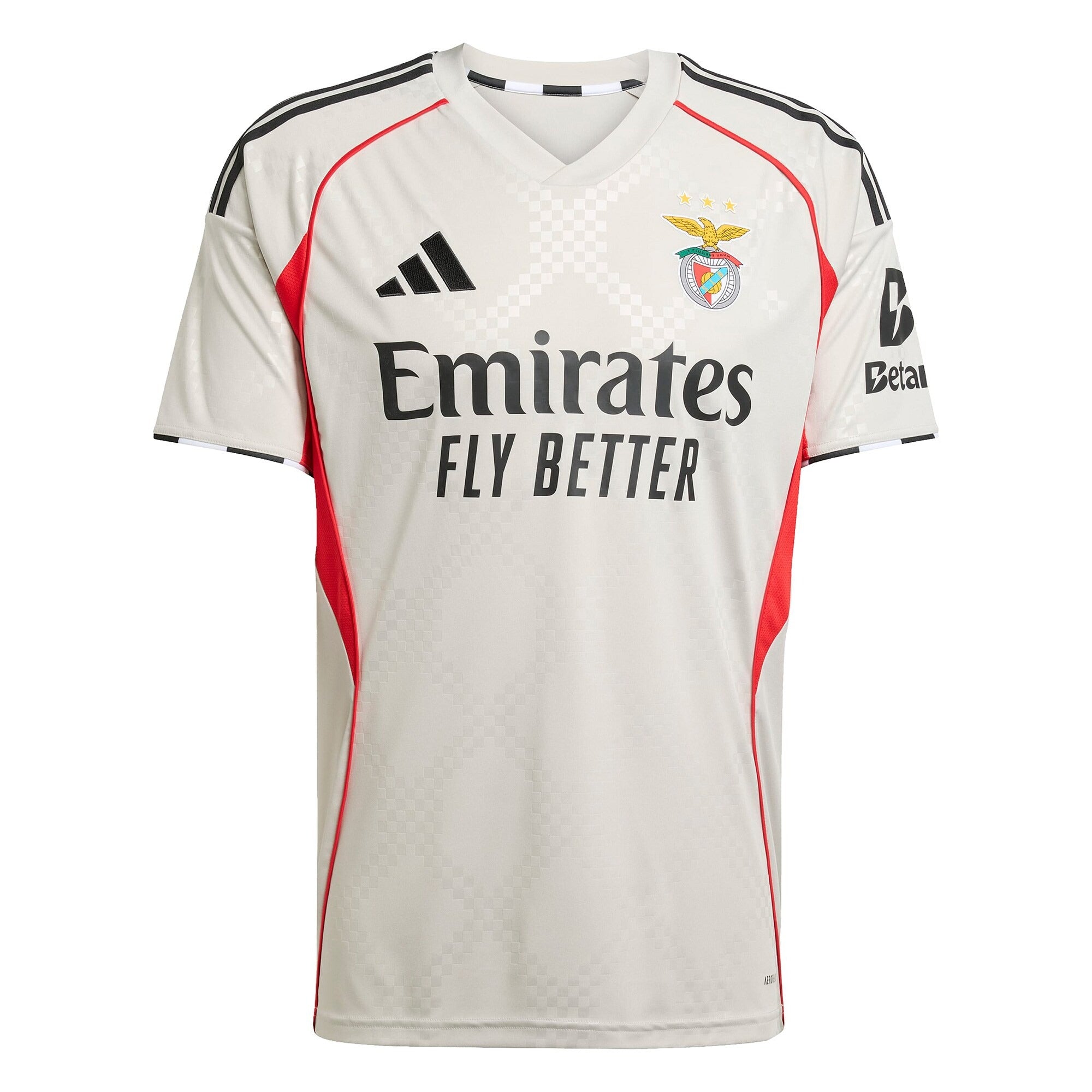 Espoor™ Benfica adidas 2025/26 Away Custom Jersey - Gray