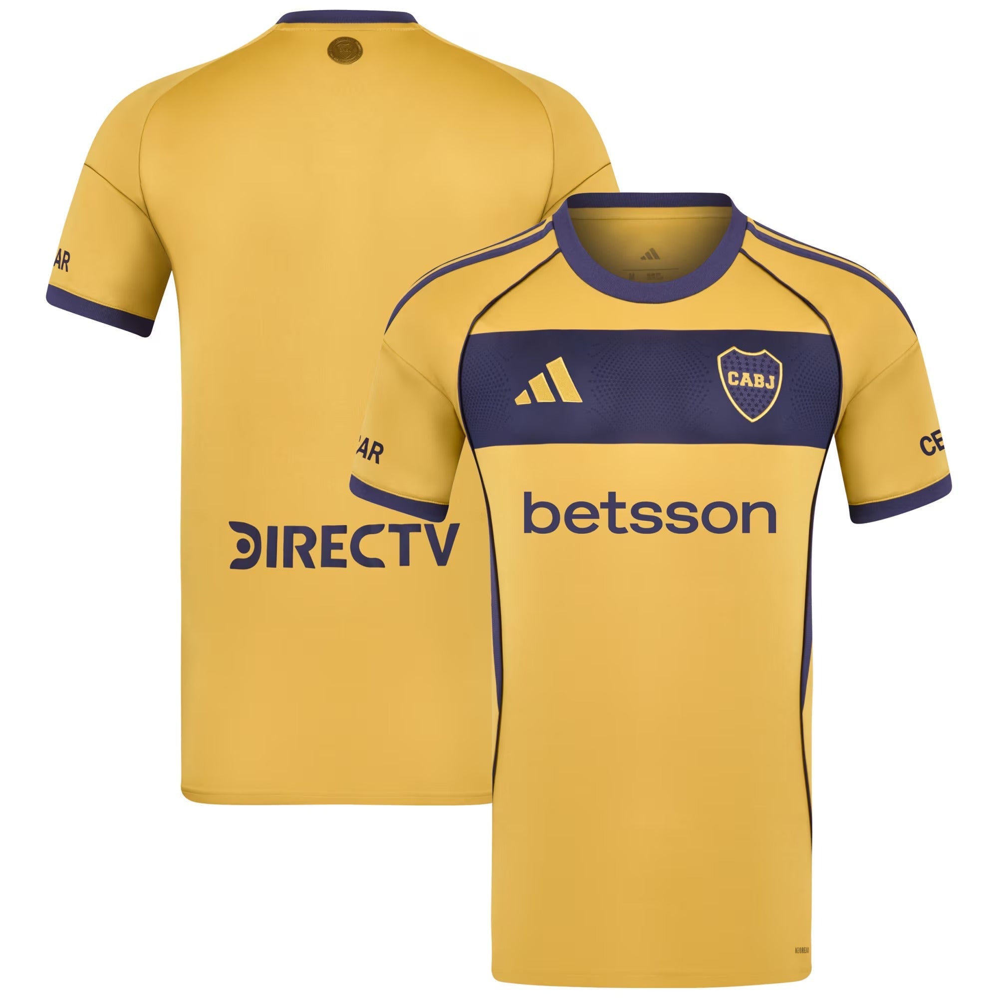 Espoor™ Boca Juniors adidas 2025/26 Away Custom Jersey - Yellow