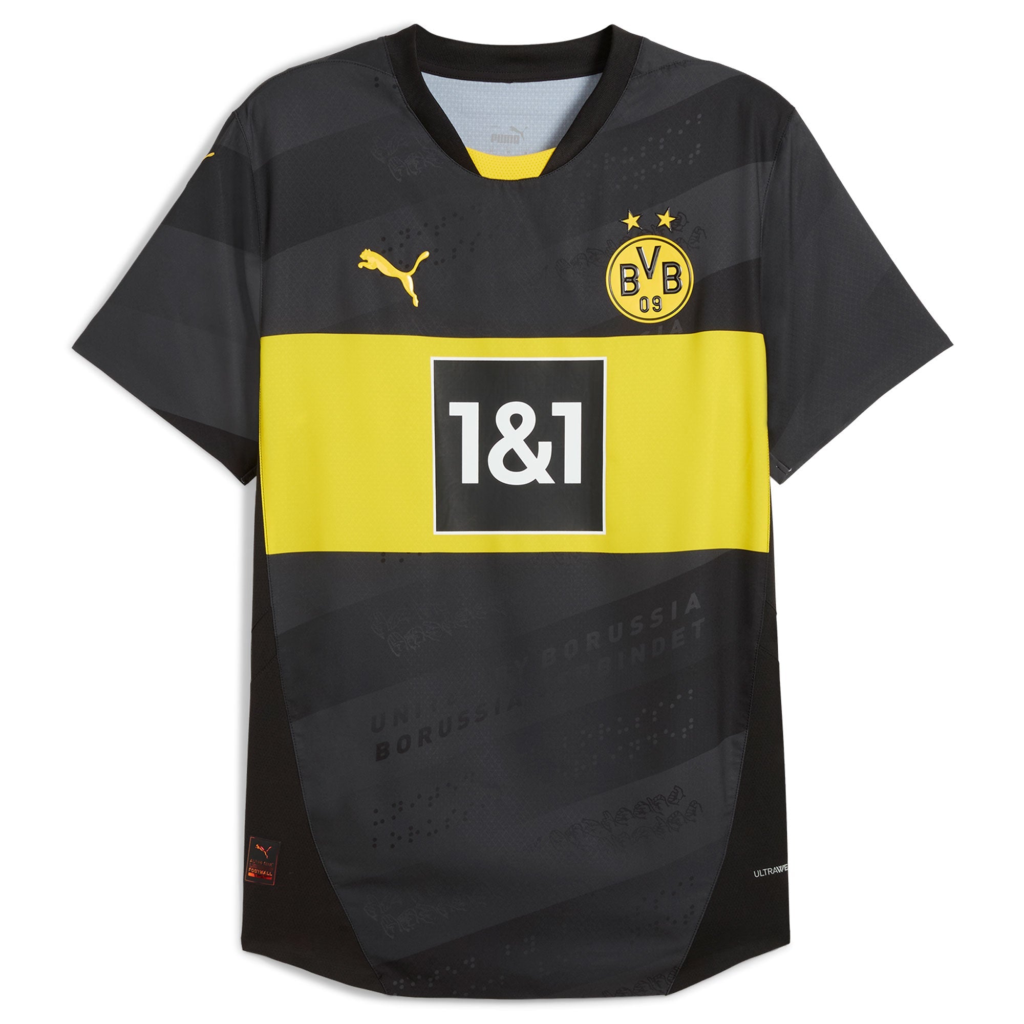 Espoor™ Borussia Dortmund Puma 2024/25 Away Custom Jersey - Black