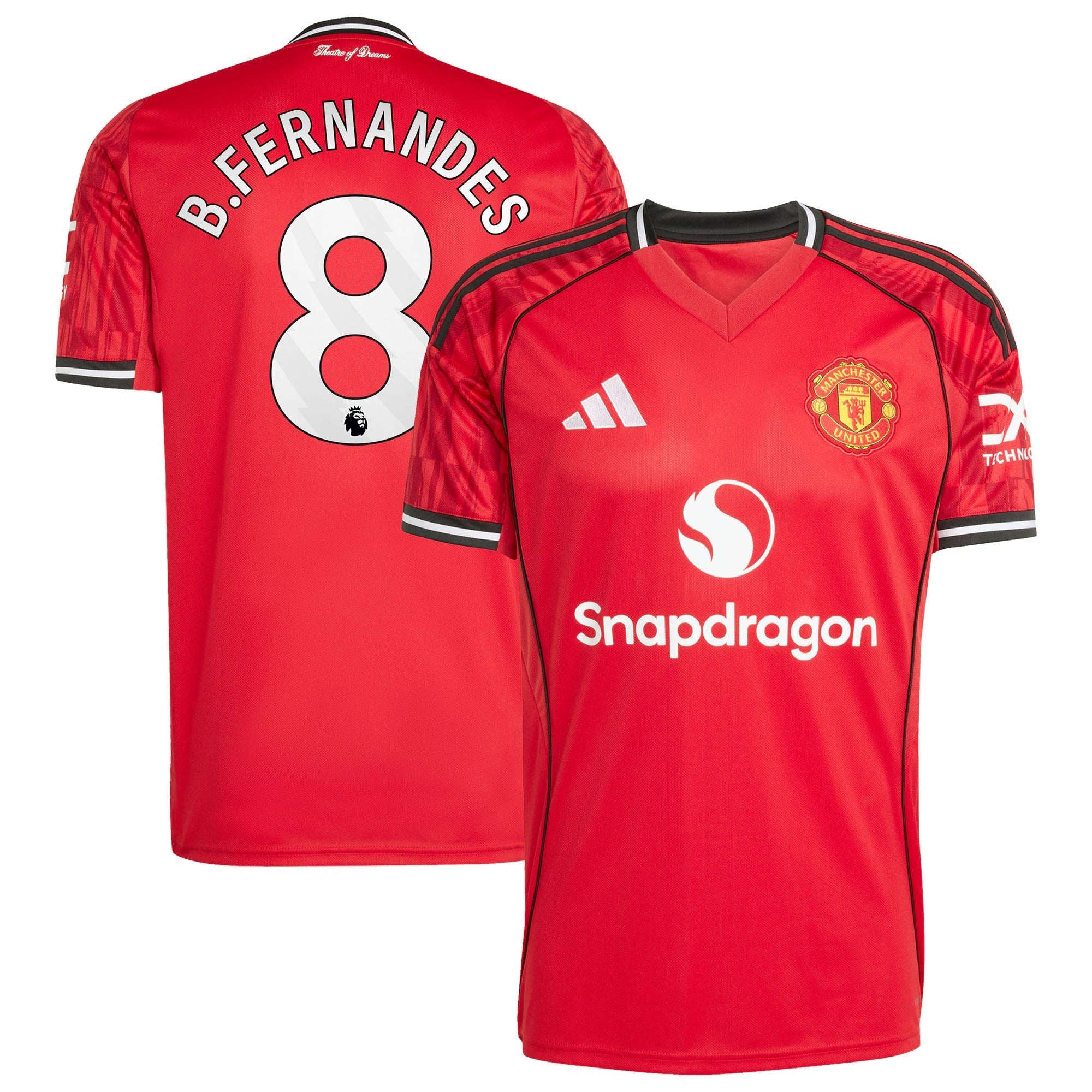 Bruno Fernandes Manchester United adidas Home 2025/26 Player Jersey - Red - Jersey Teams World