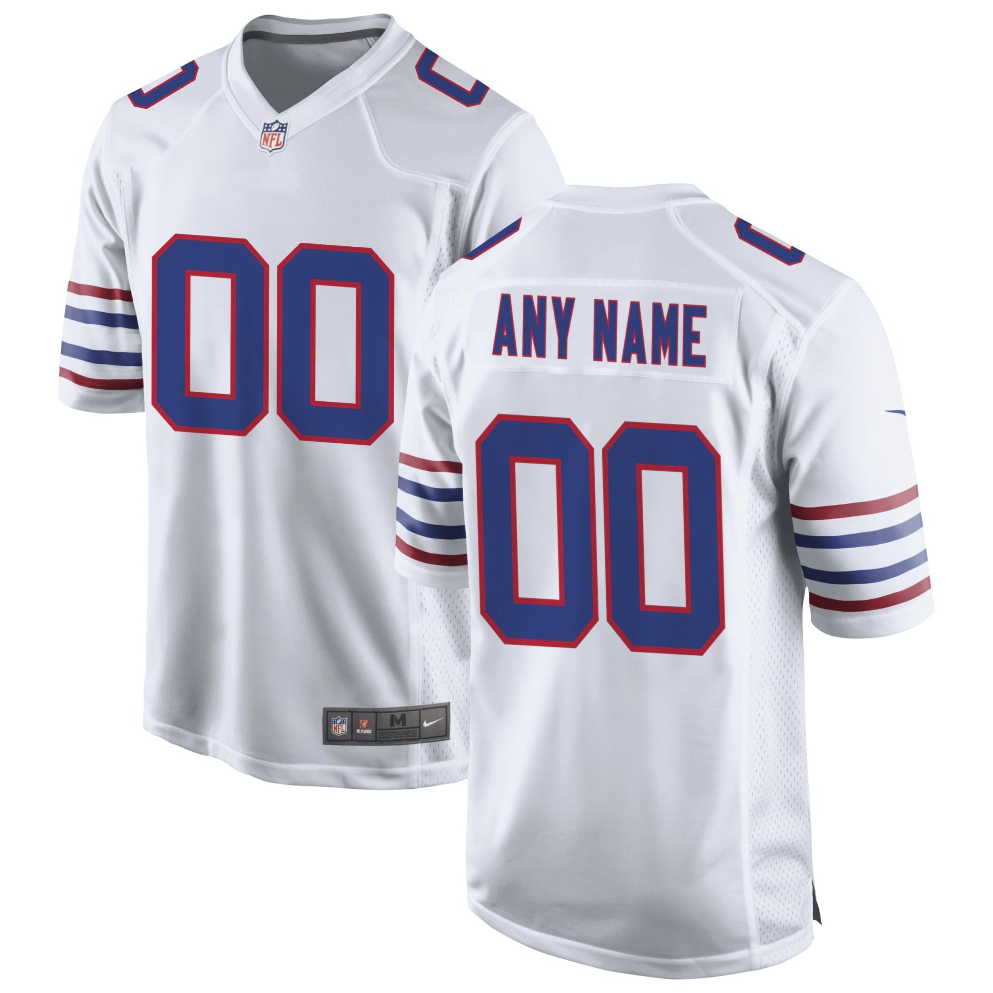 Espoor™ Buffalo Bills Nike Alternate Custom Game Jersey - White