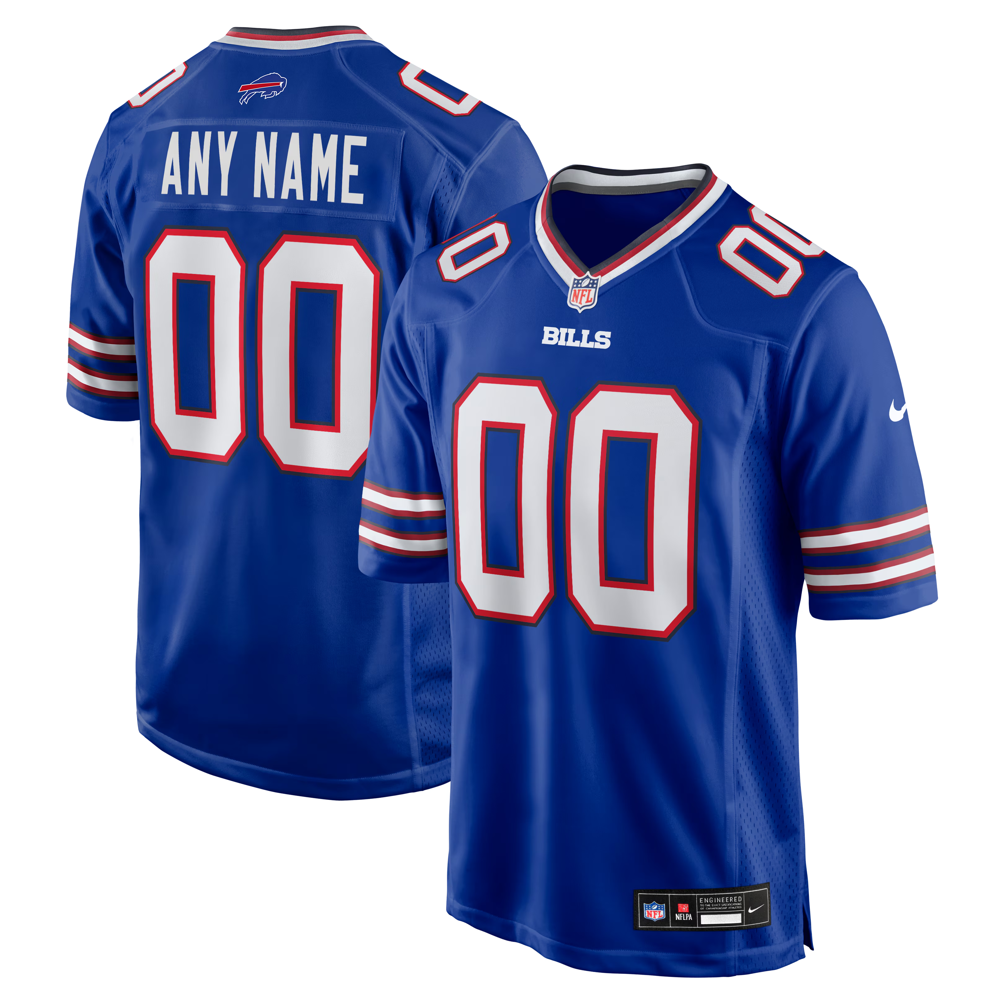 Espoor™ Buffalo Bills Nike Custom Game Jersey - Royal