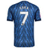 Espoor™ Bukayo Saka Arsenal adidas 2025/26 Away Player Jersey - Blue