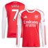 Espoor™ Bukayo Saka Arsenal adidas 2025/26 Home Long Sleeve Player Jersey - Red