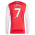 Espoor™ Bukayo Saka Arsenal adidas 2025/26 Home Long Sleeve Player Jersey - Red