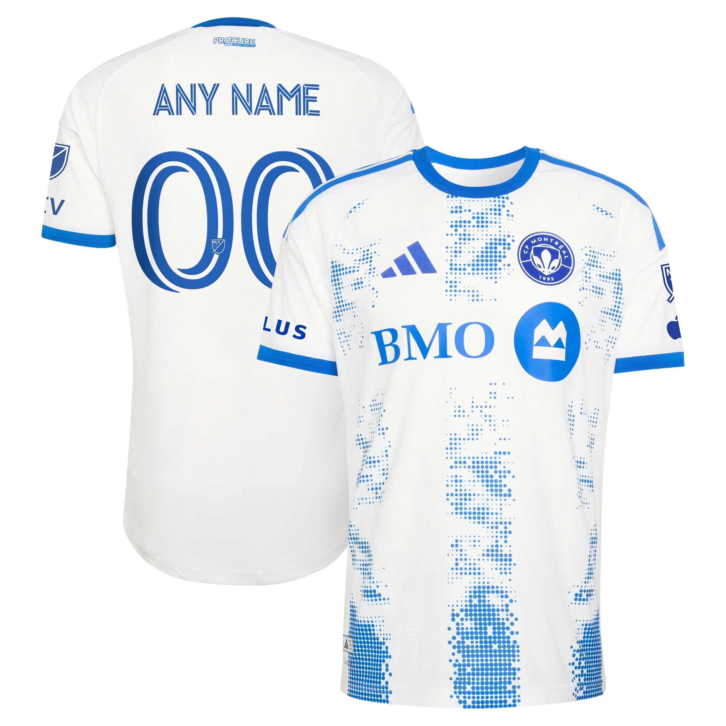 CF Montréal // adidas Official 2026 The Procure On-Field Patch Custom Jersey – White - Jersey Teams World