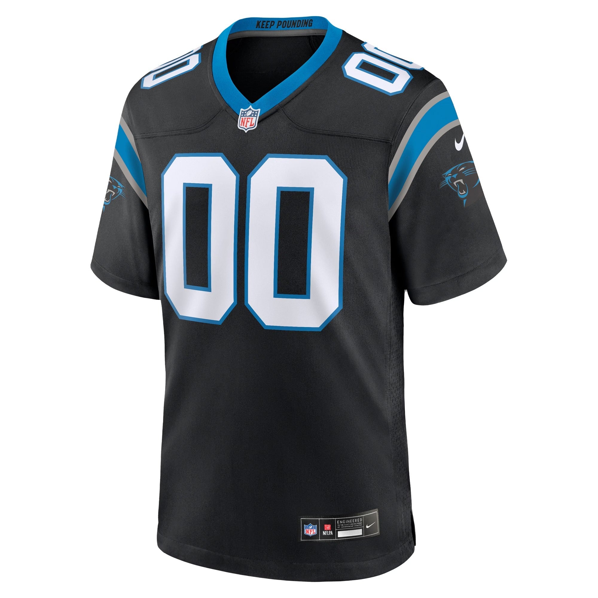 Espoor™ Carolina Panthers Nike Custom Game Jersey - Black