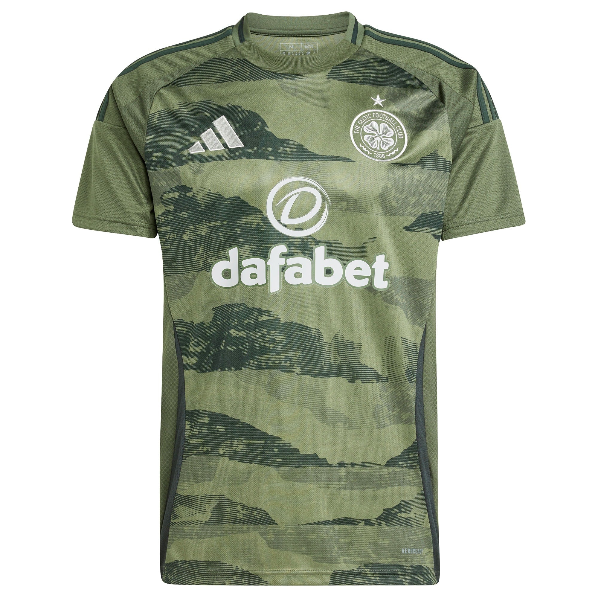 Celtic adidas 2024/25 Third Custom Jersey - Green - Jersey Teams World