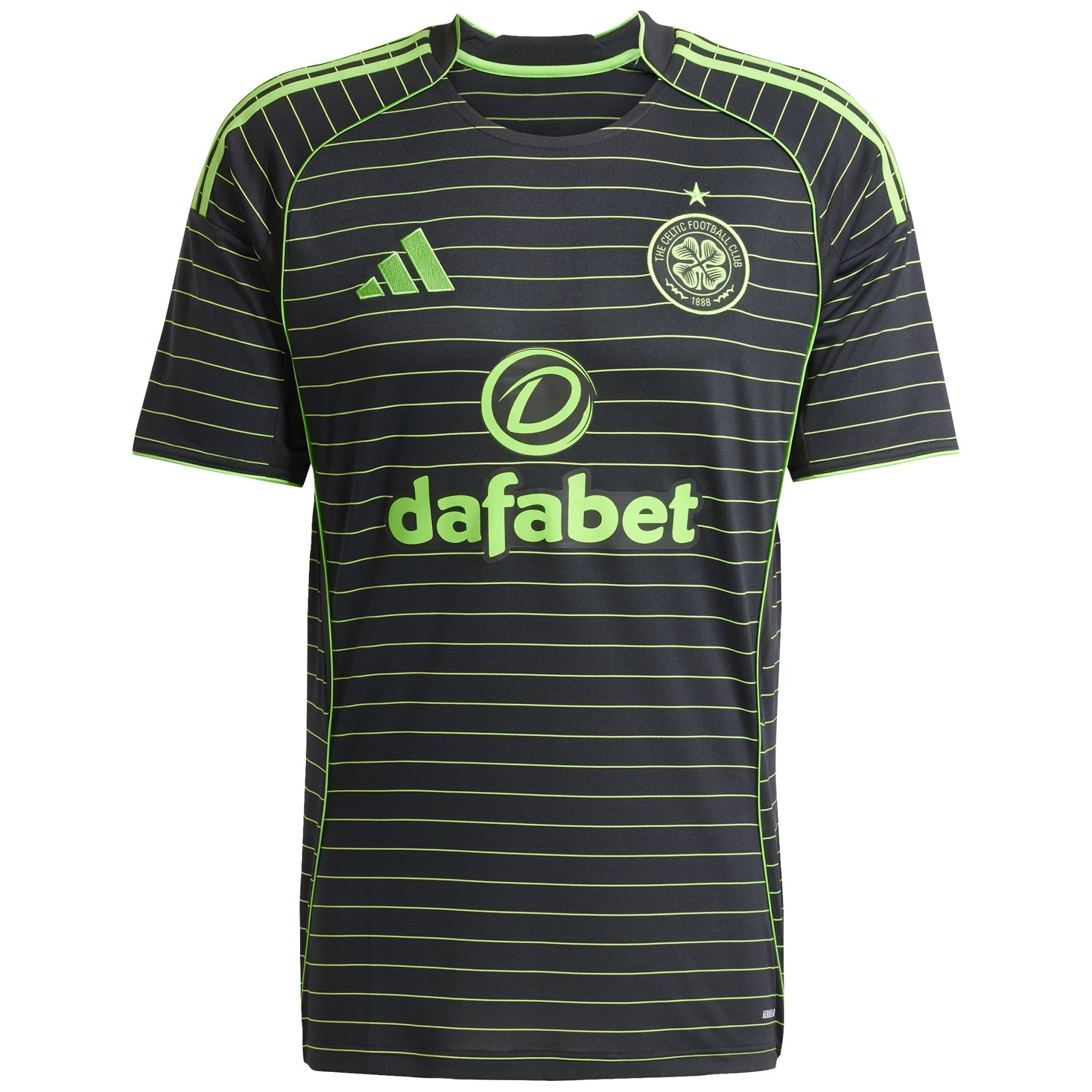 Espoor™ Celtic adidas 2025/26 Away Custom Jersey - Black