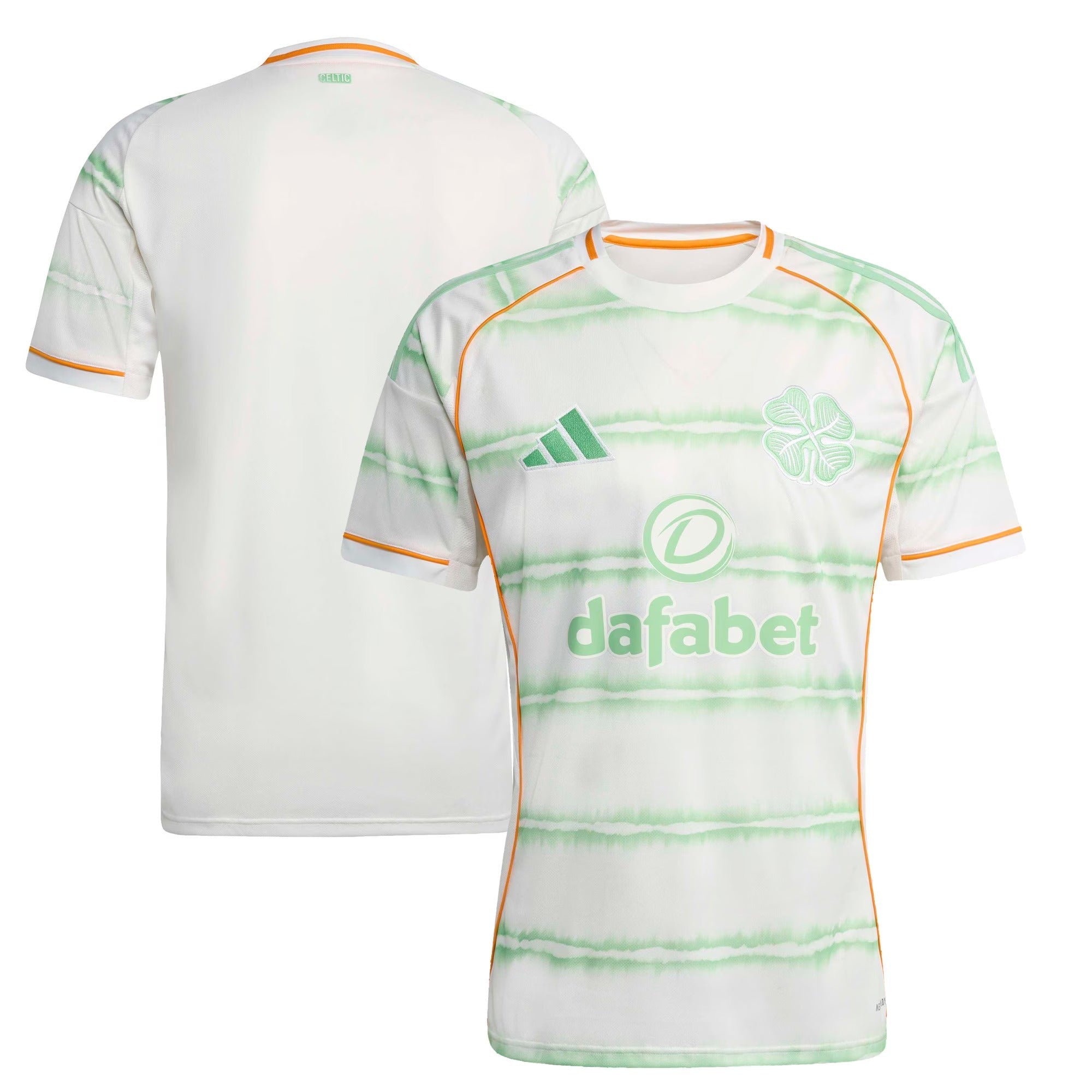 Espoor™ Celtic adidas 2025/26 Third Custom Jersey - White