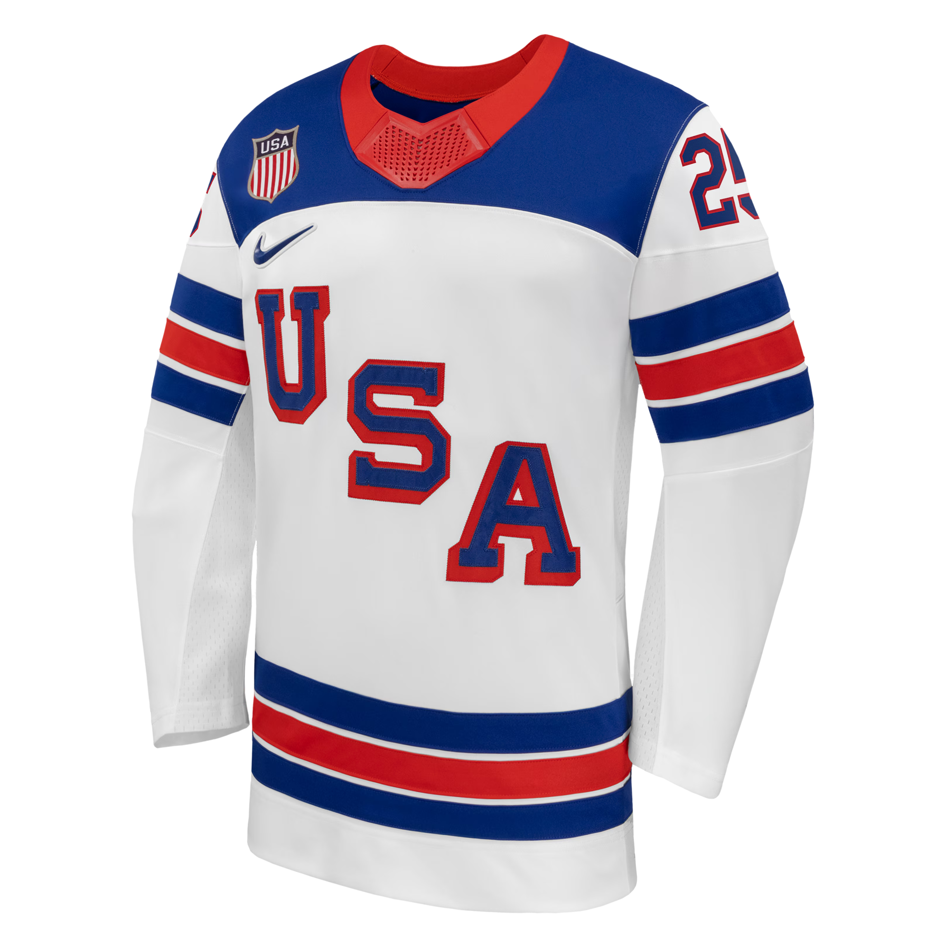 Charlie McAvoy #25 USA Hockey 2026 Away Jersey - Nike White - Jersey Teams World