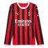 Espoor™ Christian Pulisic AC Milan Puma 2024/25 Home Long Sleeve Player Jersey - Red