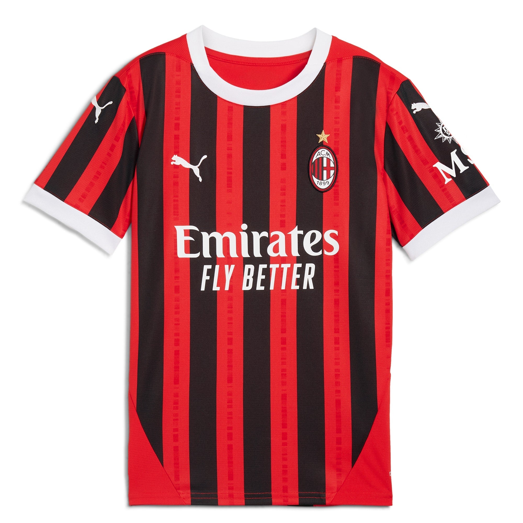 Espoor™ Christian Pulisic AC Milan Puma 2024/25 Home Player Jersey - Red