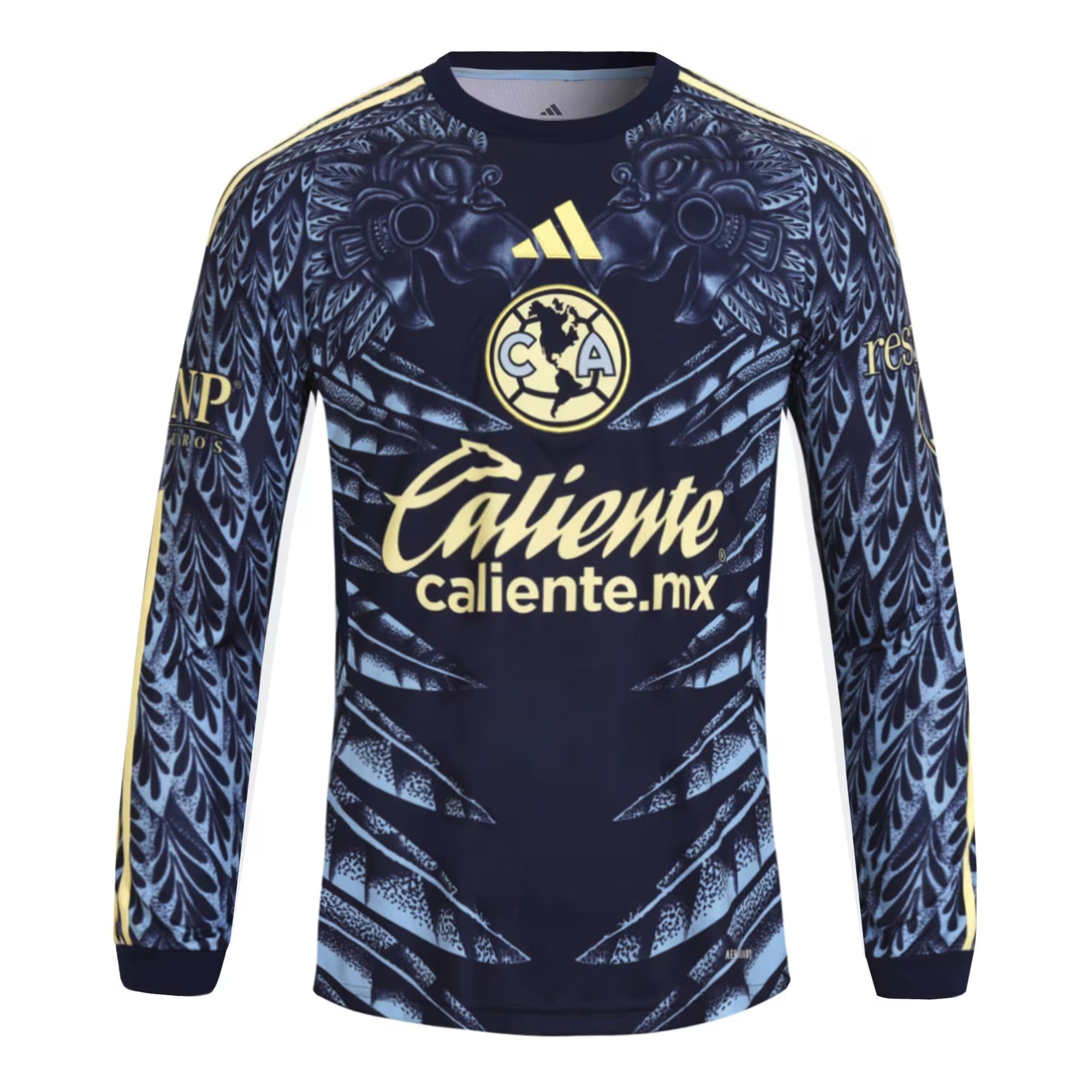 Espoor™ Club America adidas 2025/26 Away Long Sleeve Jersey - Navy