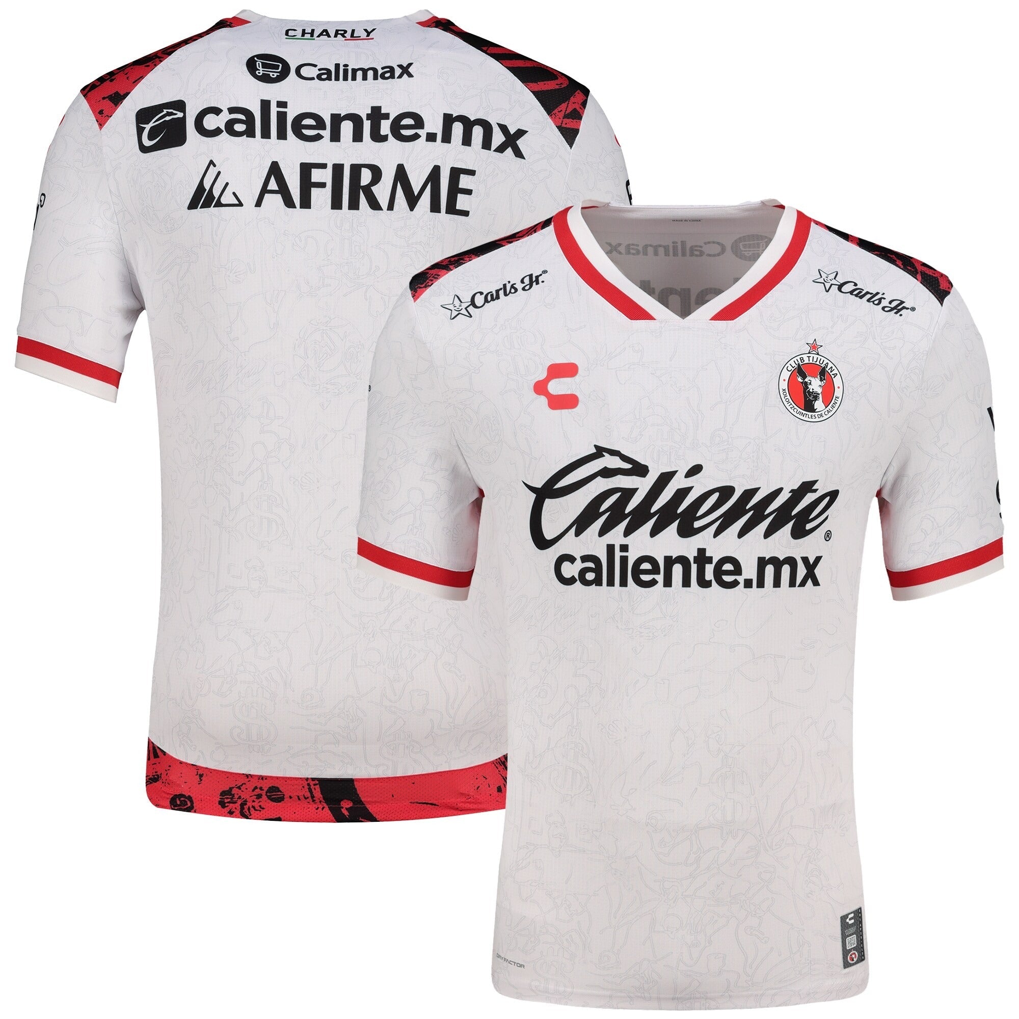 Espoor™ Club Tijuana Charly 2025/26 Away Authentic Jersey - White