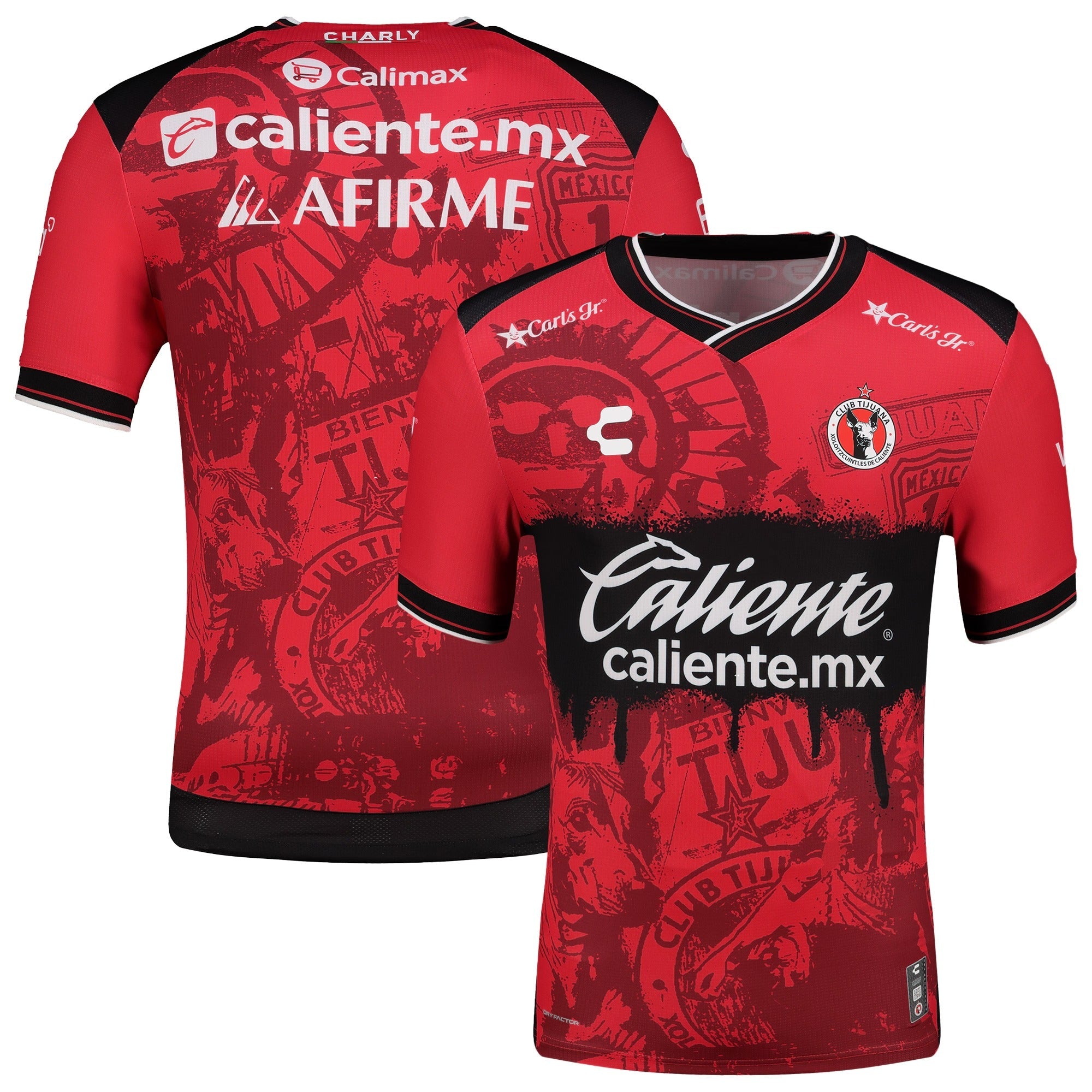 Espoor™ Club Tijuana Charly 2025/26 Home Authentic Jersey - Red