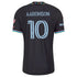 Colorado Rapids // adidas Paxten Aaronson #10 Official 2026 Colorful Colorado On-Field Patch Jersey – Black - Jersey Teams World