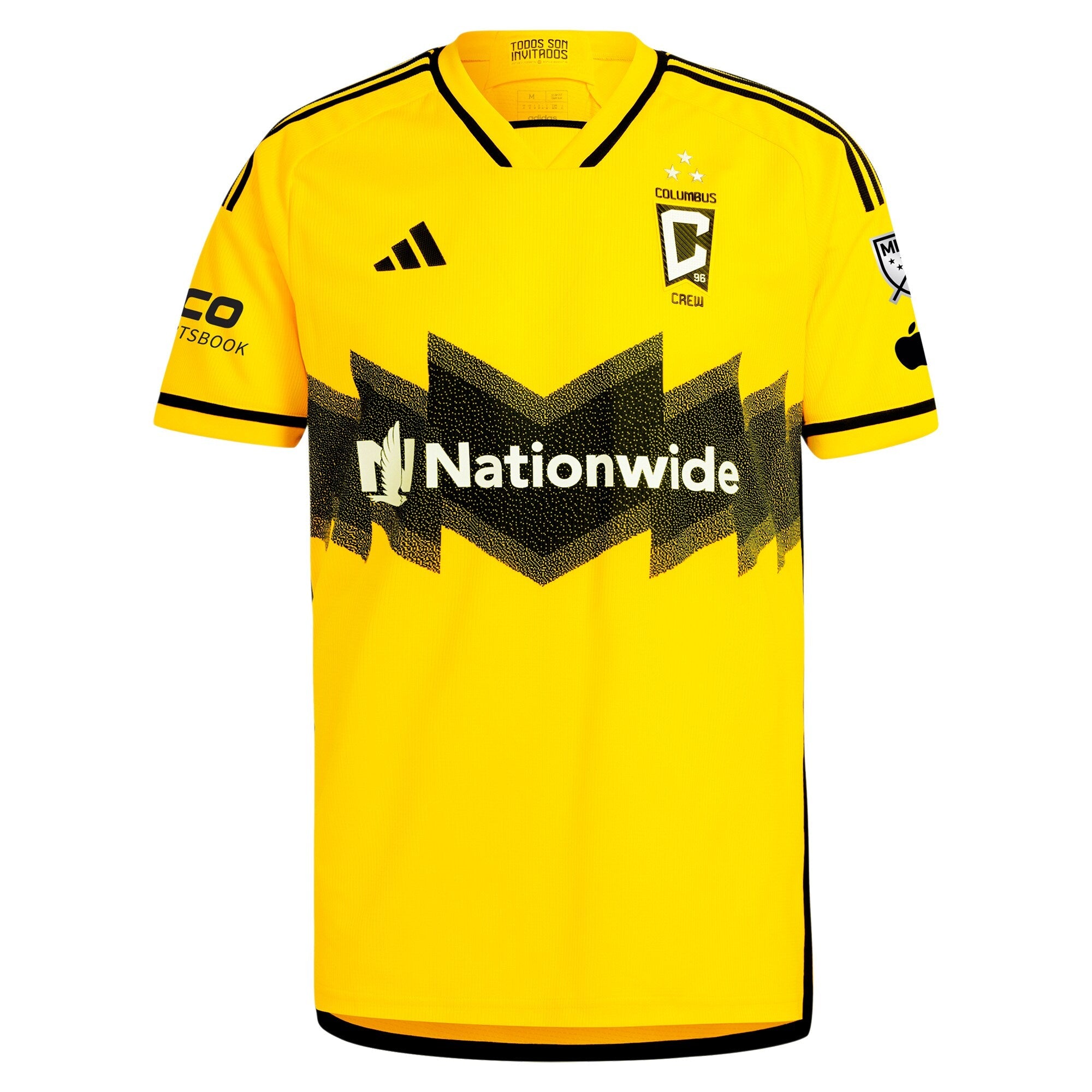 Espoor™ Columbus Crew adidas 2024 The Home Kit Custom Jersey - Yellow