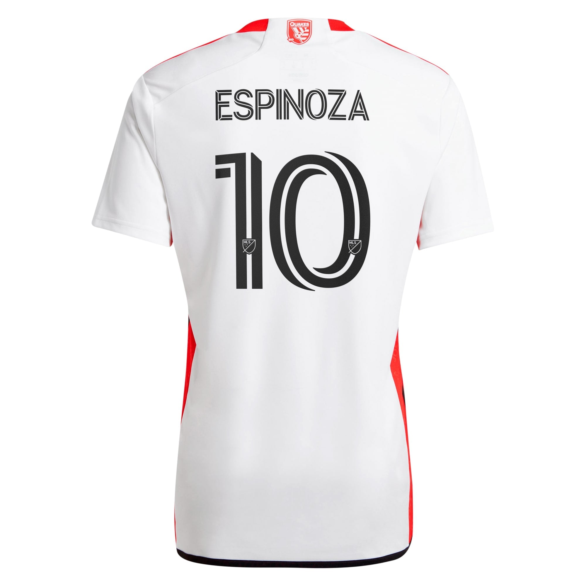 Espoor™ Cristian Espinoza San Jose Earthquakes adidas 2024 The 50 Kit Player Jersey - White