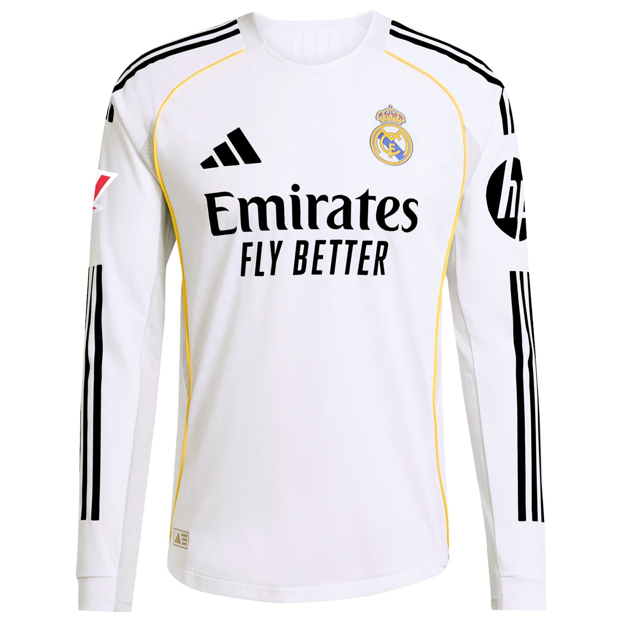 Cristiano Ronaldo 7 Real Madrid adidas 2025/26 Home Long Sleeve Jersey - White - Jersey Teams World