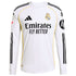 Cristiano Ronaldo 7 Real Madrid adidas 2025/26 Home Long Sleeve Jersey - White - Jersey Teams World