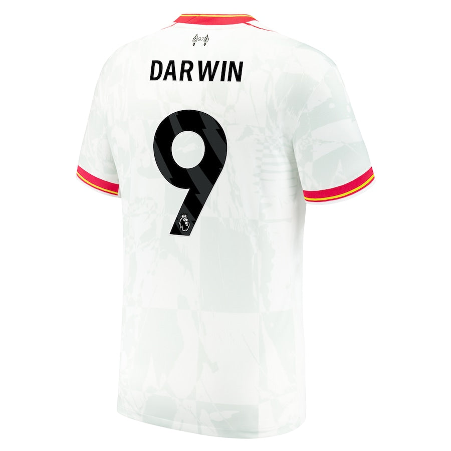 Espoor™ Darwin Núñez Liverpool Nike 2024/25 Third Custom Jersey - White