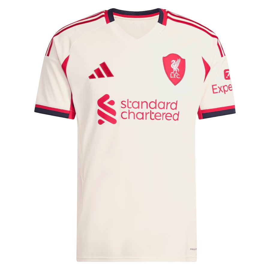 Espoor™ Darwin Núñez Liverpool adidas 2025/26 Away Player Jersey - White