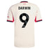 Espoor™ Darwin Núñez Liverpool adidas 2025/26 Away Player Jersey - White