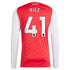 Espoor™ Declan Rice Arsenal adidas 2025/26 Home Long Sleeve Player Jersey - Red