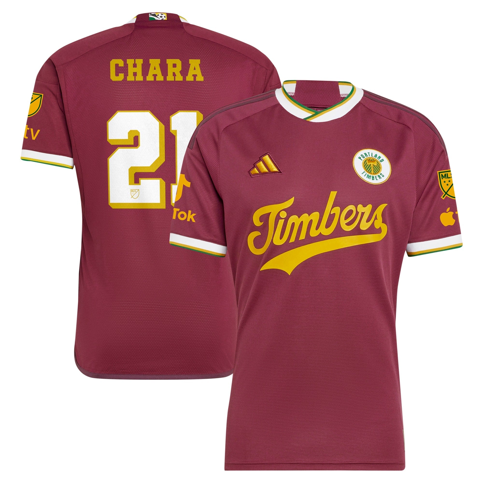 Espoor™ Diego Chara Portland Timbers adidas 2024 Archive Jersey - Red